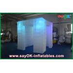 Inflatable Party Decorations 2 Doors Inflatable Photo Booth , Led Light Attractive Wedding Photo Booth for sale