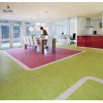 Green Waterproof Vinyl Linoleum Flooring 2m Width Luxury Lino Flooring for sale