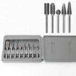 Multi Shapes Tungsten Carbide Burr Assortment Cemented Carbide Burr Set With Sharp Cutting Edges for sale
