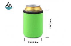 China Custom Foam Neoprene Can Holder / Mutispandex Personalized Beer Can Cooler supplier