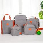 Customized Various Shape Portable Lunch Bag Food Thermal Box Durable Waterproof Office Cooler Lunchbox With Shoulder Strap for sale