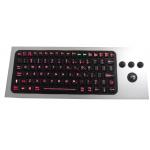 Durable Desktop Backlit Industrial PC Keyboard Sealed Aluminum Housing For Army for sale