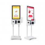 32 Inch Restaurant Self Ordering  Kiosk 400 Nits With Wireless Pagers for sale
