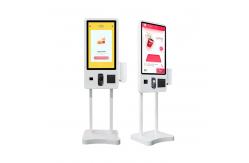 China 32 Inch Restaurant Self Ordering  Kiosk 400 Nits With Wireless Pagers supplier