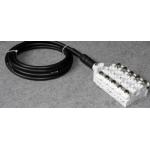 PC Alloy Materials 10 Pair STUB Module With Gel Filled 3 Meter / 6 Meter Cable for sale