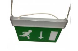 China LED Suspending Double Sided Emergency Exit Sign With 3 Hours Operation supplier