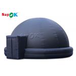 Mobile 360 Digital Inflatable Planetarium Dome Easy To Setup Black Color for sale
