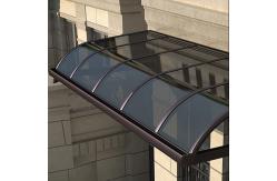 China Durable White Aluminium Support Polycarbonate Roofing Canopy With High Impact Resistance supplier
