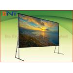 3D High Gain Fast Fold 16:9 120 Inch Projector Screen With Stand for sale