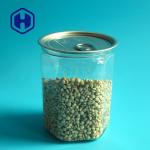 Hexagonal 520ml Bpa Free Easy Open PET Empty Plastic Can For Food Bulk Packaging for sale
