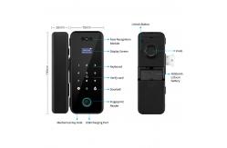 China Smart Access Control Digital Door Lock Tuya Face Recognition Door Lock supplier