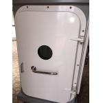 Weathertight Aluminum Alloy Marine Doors Single Handle With Window for sale