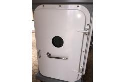 China Weathertight Aluminum Alloy Marine Doors Single Handle With Window supplier