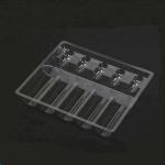 Transparent Thermoformed 5pcs Blister Plastic Ampoule Tray For Shipping for sale