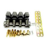High Performance 4 Cylinder Grey LPG CNG Injector Rail For Fuel Gas Injection System for sale