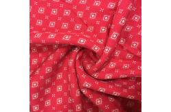 China Fashion Printed Rayon Fabric 105 - 110gsm Plain Style With 54/55 Width supplier