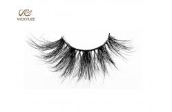 China Natural Black 7D Effect 24mm Permanent Eyelash Extensions supplier