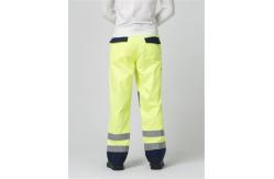 China Anti Static Mens Work Pants With Reflective Stripes , EN11611 Reflective Fr Clothing supplier