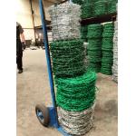 Bulk Packing Galvanised Single Strand  Barbed Fencing Wire 12x12 for sale