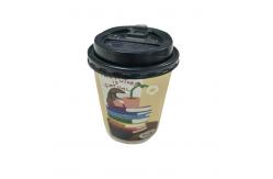 China 4oz 12 oz Recyclable Paper Cups And Bowls For Hot Coffee Customized supplier