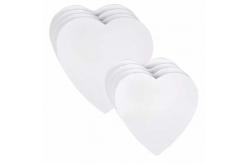 China Heart Shaped Stretched Canvas Board Pre Primed Blank Stretched Canvases For Painting supplier