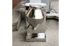 China Stainless Steel Small Three-dimensional Mixer For Powder Particle Stirring Custom Mixing supplier