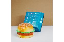 China Fast Food Burger Box Packaging With Custom Folders Biodegradable Customization supplier