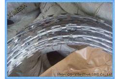 China Electro Galvanized Wire For Bto-22 Welded Flat Razor Wire Mesh supplier