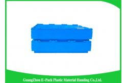 China Stackable Plastic Pallet Boxes PP Material , Folding Plastic Crates Transport Moving supplier
