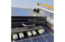 China 150 Meters Long Range Control Photovoltaic Cleaning Robot for Solar Panel Maintenance supplier