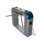 Silver Color TTripod Turnstile Gate SUS Security Three Metal Rods 110~240 V AC for sale