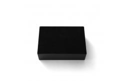 China Fashion Black Plating  12*8.5cm Rectangle Ashtray Pocket Cigarette Ashtray supplier