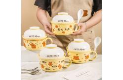 China Temperature Resistant Ceramic Bowl With High Durability And Custom Capacity supplier