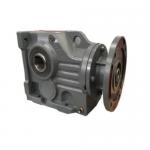 KF67 Solid Shaft Right Angle Speed Reducer Gearmotor Helical Bevel Motor Speed Reducer With Output Shaft for sale