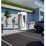 Commercial DC EV Charger 180kw Fast Charging CCS CHAdeMo with LCD Display for sale