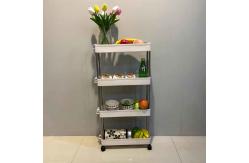 China Reusable Utility Rolling Home Storage Carts Multifunctional Detachable Weight 1.4kg supplier