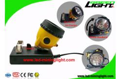 China 25000 Lux  LED Mining Headlamp , 10.4Ah Safety Miners Cap Lamp Explosion Proof supplier