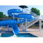 OEM Amusement Aqua Park Swimming Pool Water Ride Fiberglass Slide For Outdoor for sale