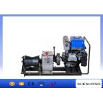 10KN YAMAHA Engine Cable Pulling Tools Belt Driven / Cable Powered Winch for sale
