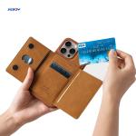 UV Printing Vegan Leather Phone Pouch OEM For IPhone Cover for sale