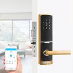 4 Pcs AA Battery Support Keyless Digital Door Lock with Password TTlock Smart Card for sale