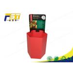 Custom 4C CMYK Printing Retail Dump Bin Display Cardboard With Removable Header