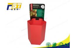 China Custom 4C CMYK Printing Retail Dump Bin Display Cardboard With Removable Header supplier