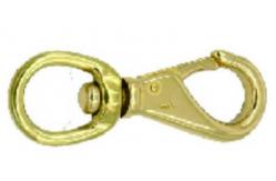 China Heavy Duty Solid Brass Snap Hook Swivel Bolt Snaps Spring Release supplier