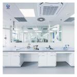 Anti Corrosion Metal Lab Furniture , 4 Handles Island Biology Lab Table for sale