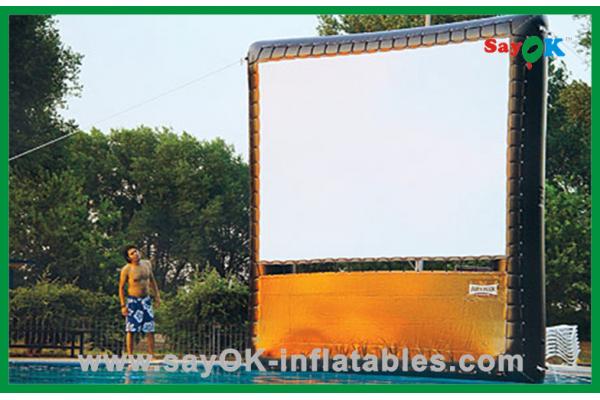 Portable Home Inflatable Movie Screen / Projection Display Custom Inflatables