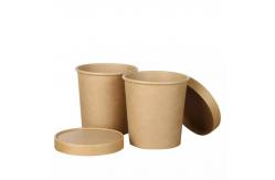 China Personalised Printed Custom Disposable Rice Salad Ice Cream Food Container Paper Soup Bowl supplier