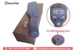 China Magnetic / Nonmagnetic Hand Held Metal Detector Wand Sliver PCB Board 6 Buttons supplier