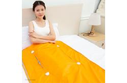 China Beauty Salon Massage Spa Far Infrared Sauna Blanket Slimming Drains Acid Hot Blanket supplier