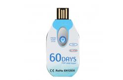 China IP67 Disposable Temperature Data Logger Cold Chain Transporation supplier